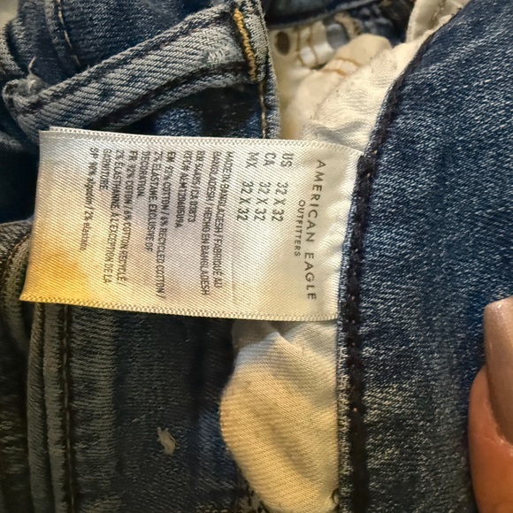 American Eagle Outfitters Men's Bootcut Jeans in Blue - Picture 6 of 6